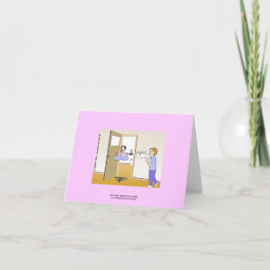 Metaphysics Lab Classic Cartoon Note Card
