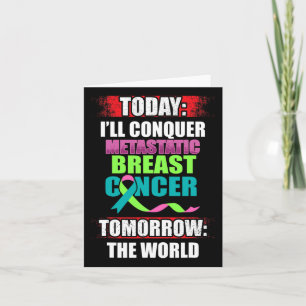 Metastatic Breast Cancer Awareness Beat Warrior Card
