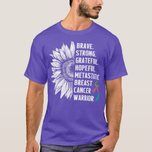 Metastatic Breast Cancer Awareness Care Warrior T-Shirt
