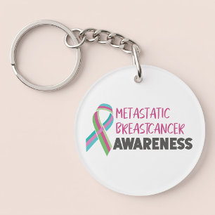 Metastatic Breast Cancer Awareness Keychain