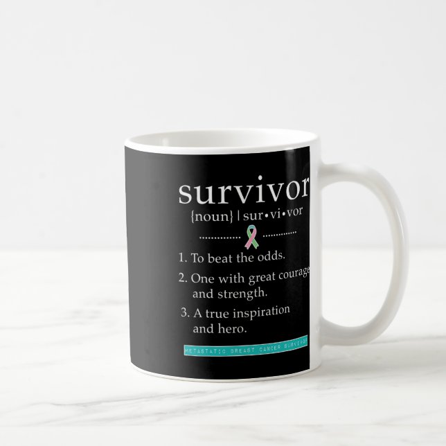 Metastatic Breast Cancer Survivor  Coffee Mug (Right)