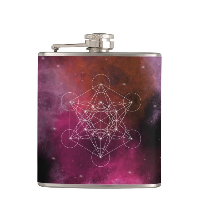 Metatron arcangel zen hip flask (Front)