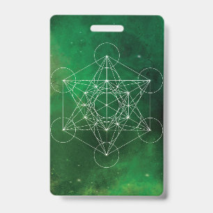 Metatron, chakra,zen,sacred geometric, angel badge