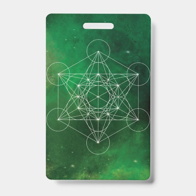 Metatron, chakra,zen,sacred geometric, angel badge (Front)