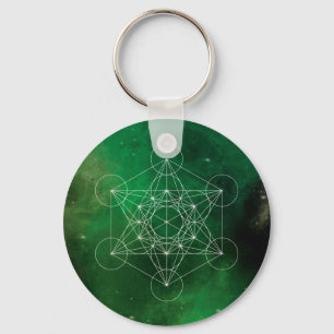 Metatron, chakra,zen,sacred geometric, angel keychain