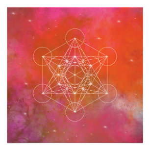 Metatron, chakra,zen,sacred geometric, angel, photo print