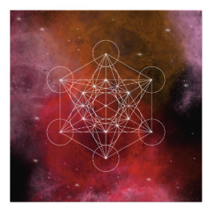 Metatron, chakra,zen,sacred geometric, angel photo print