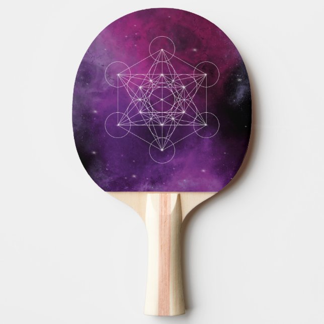 Metatron, chakra,zen,sacred geometric, angel, ping pong paddle (Front)