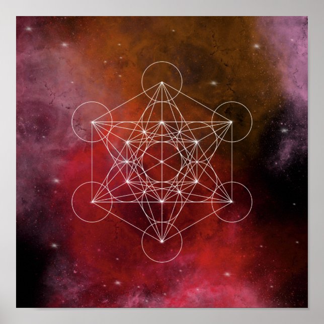 Metatron, chakra,zen,sacred geometric, angel poster (Front)