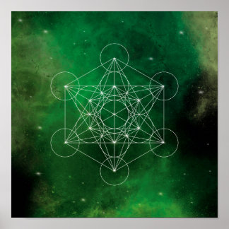 Metatron, chakra,zen,sacred geometric, angel poster