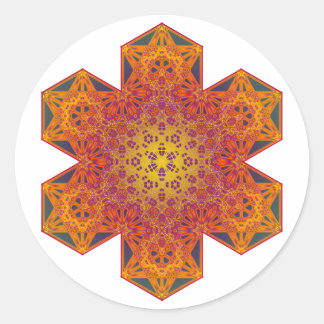 metatron classic round sticker