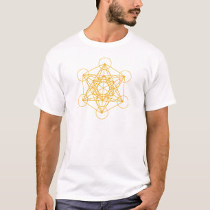 Metatron Cube Gold T-Shirt
