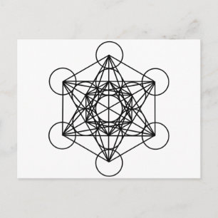 Metatron Cube Postcard