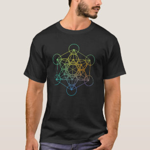 Metatron Cube Sacred Geometry T-Shirt