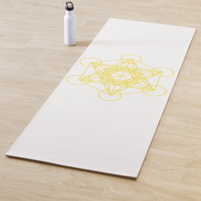 Metatron Cube Sacred Geometry Yoga Mat (In Situ)