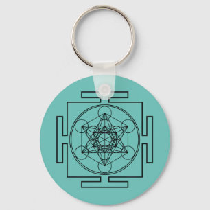 Metatron’s Cube Keychain