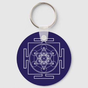 Metatron’s Cube Keychain