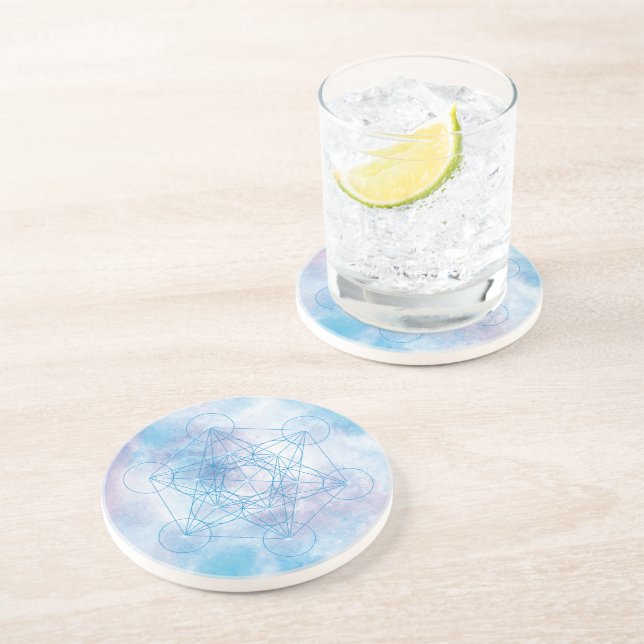 Metatron – Sacred Geometry Coaster (Side)