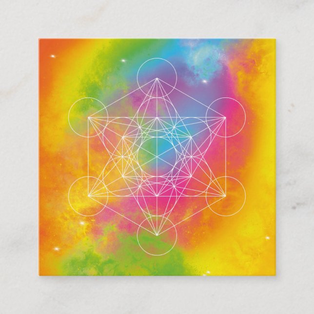 Metatron Square Business Card (Front)