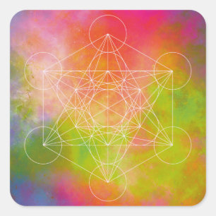 Metatron Square Sticker