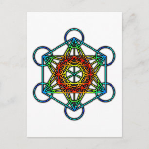 Metatron's Cube (Color 1) Postcard