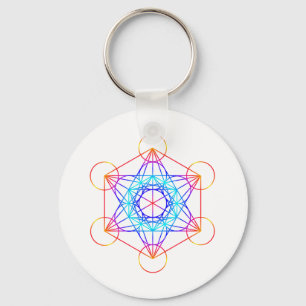 Metatron's Cube (Colour 2) Keychain