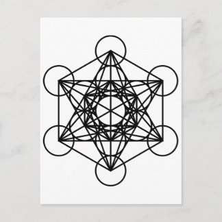 Metatrons Cube Postcard