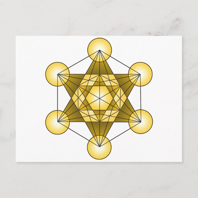Metatron's Cube Postcard (Front)