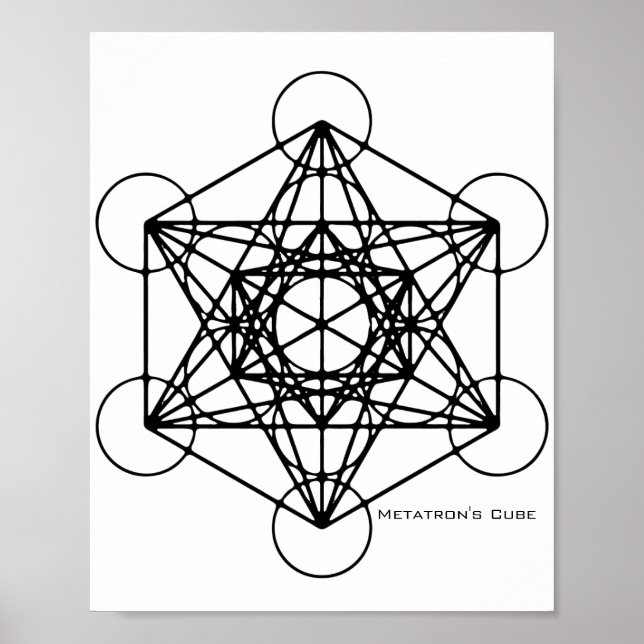 Metatron's Cube Poster (Front)