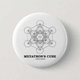 Metatron's Cube (Sacred Geometry) 2 Inch Round Button