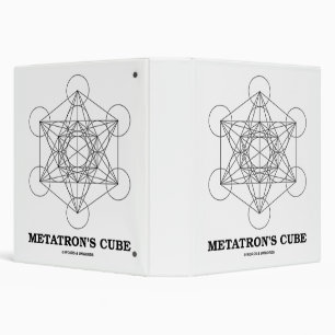 Metatron's Cube Sacred Geometry Binder