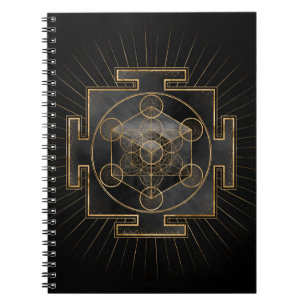 Metatron's Cube Sri Yantra Sacred Geometry Notebook