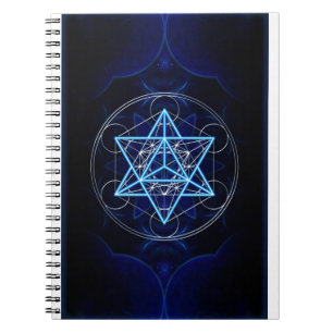 Metatrons dice - Merkaba - star tetrahedron Notebook