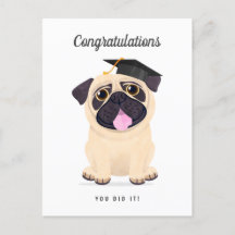 Mete Carlin Félicitations Carte de Graduation