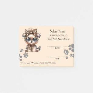 Mete chien toilettage Rendez-vous Post-it® Notes
