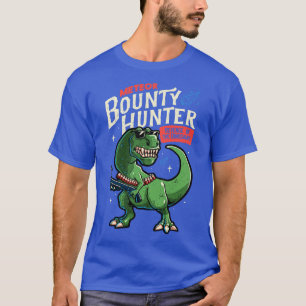 Meteor Bounty Hunter TRex Dinosaur by Tobe Fonseca T-Shirt