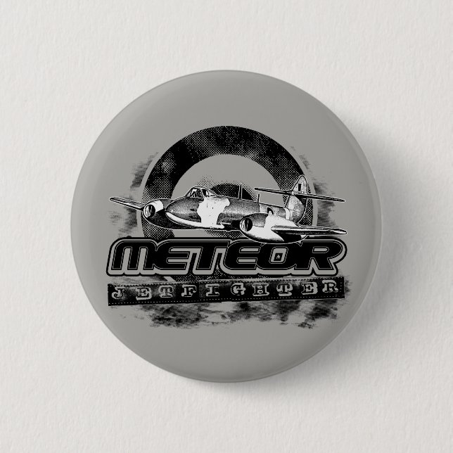 Meteor Pinback Button Button (Front)