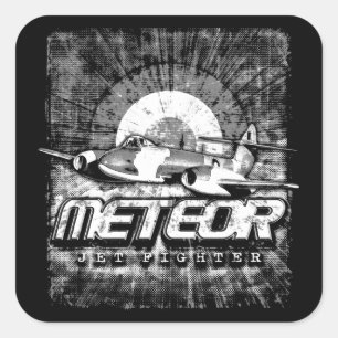 Meteor Square Sticker