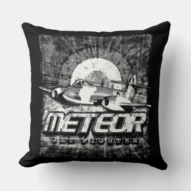 Meteor Throw Pillow (Front)