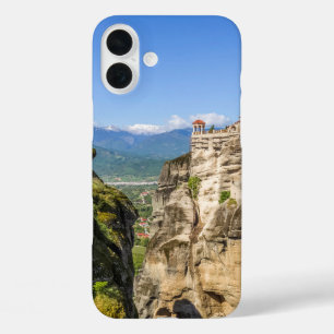 Meteora Monasteries Greece – Iconic Cliffside Rock iPhone 16 Plus Case