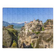 Meteora Monasteries Greece Jigsaw Puzzle | Scenic