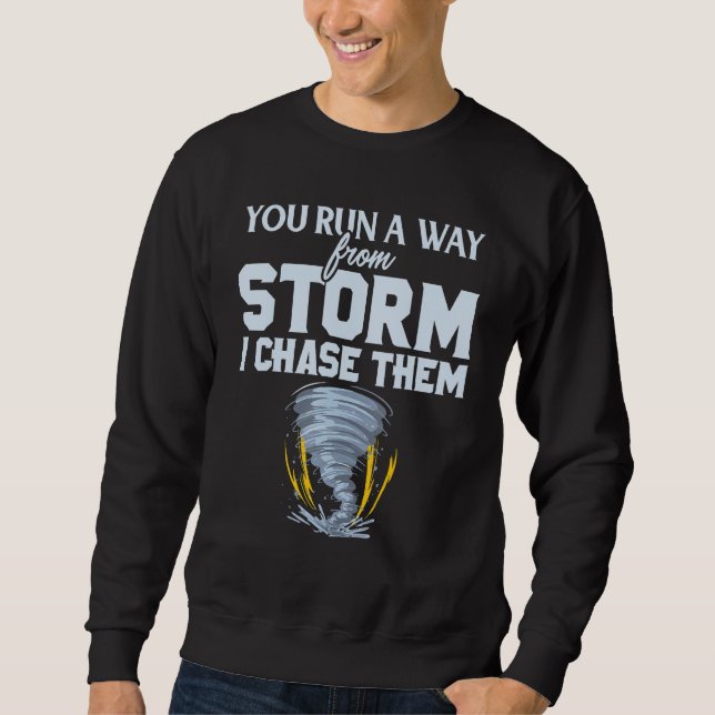 Meteorologist Im Thinking About The Weather Foreca Sweatshirt (Front)