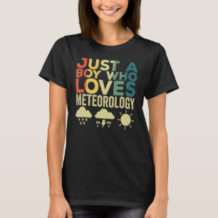 Meteorology Apparel Future Meteorologist for Men K T-Shirt