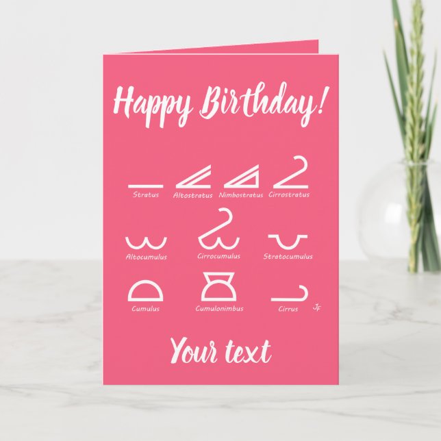 meteorology card (Front)