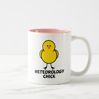 Meteorology Chick Two-Tone Coffee Mug