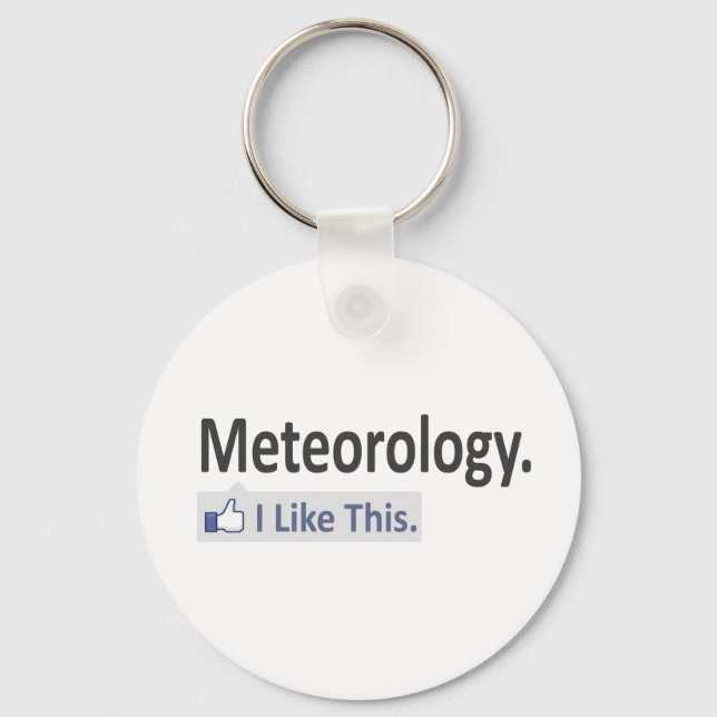 Meteorology...I Like This Keychain (Front)