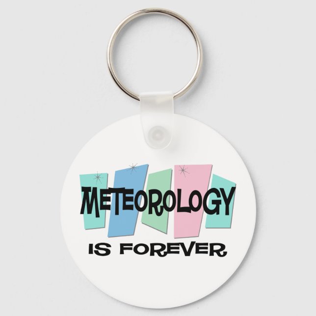 Meteorology Is Forever Keychain (Front)
