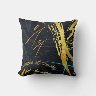 meteors of the sky throw pillow