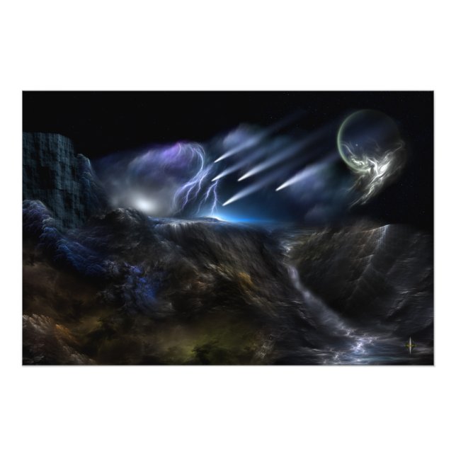 Meteors Photo Print (Front)