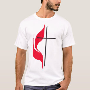 Methodist Flag Christian Methodists Protestant Tee